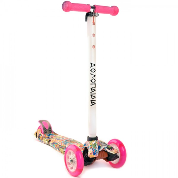 Πατίνι (Scooter) Αθλοπαιδιά 3τροχο με φωτιζόμενα Ροδάκια